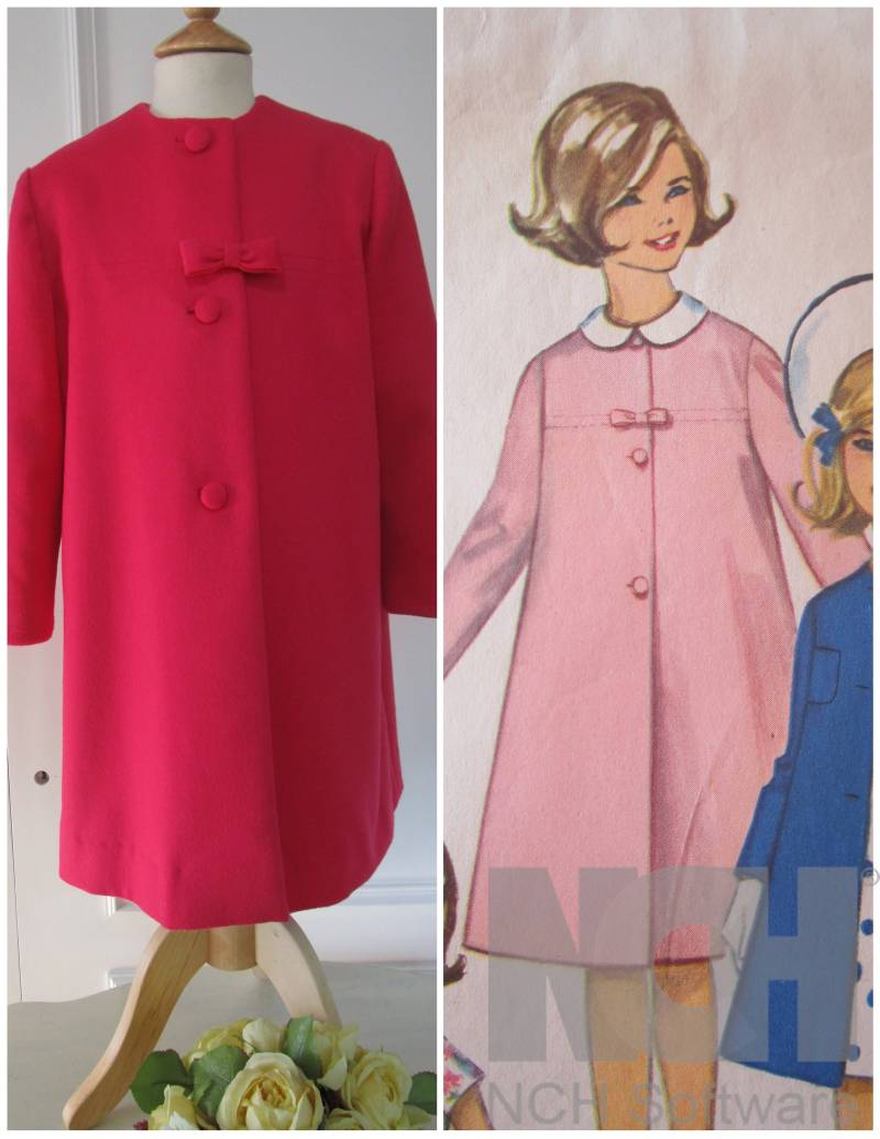 Mantelmädchen 7 Jahre Vintage 1960Er von RetroChoupinette