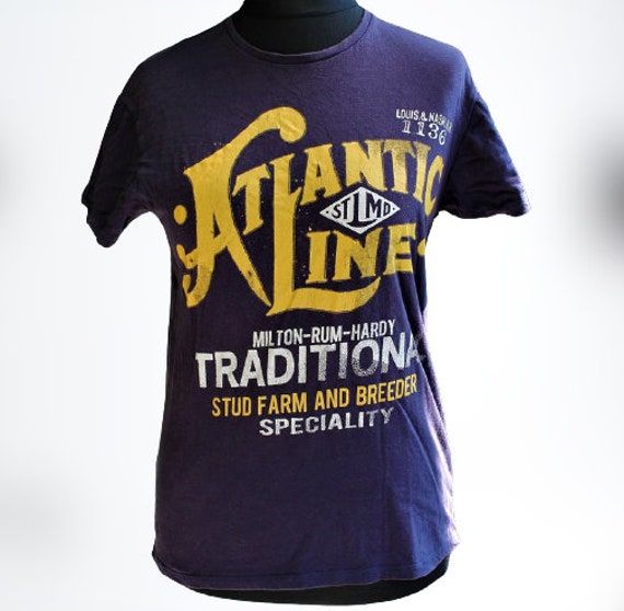 Vintage Dunkelbraunes T Shirt Frauen Männer Unisex Gelb Schwarz Kino Print Baumwolle Größe S von RetroFashionistaShop