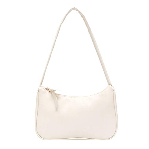 Retro Classic Clutch Umhängetasche Handtasche PU Leder Tasche mit Reißverschluss für Frauen von RetroFun