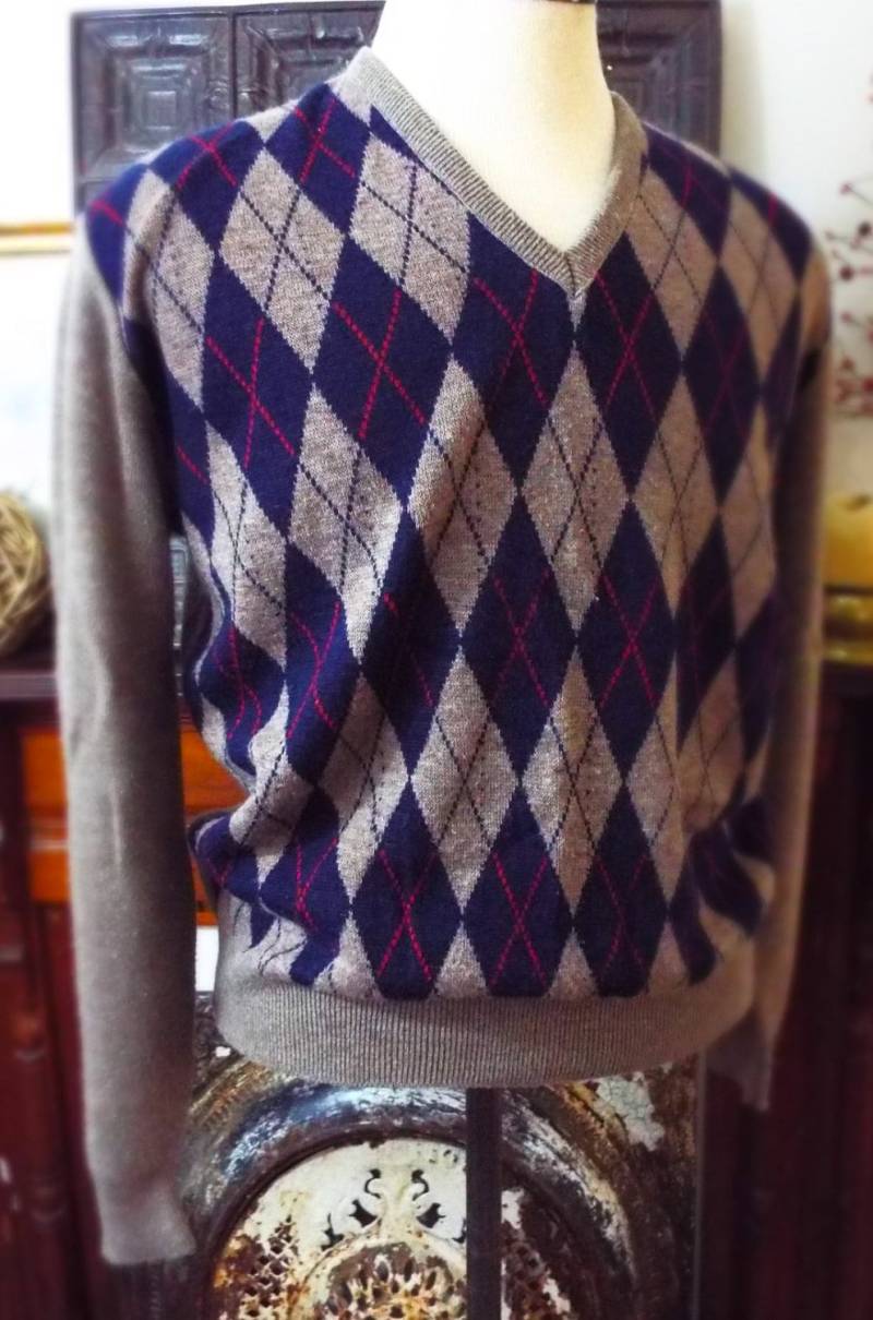 Vintage Langarm Pullover Von Robert Bruce von RetroGetgoVintage