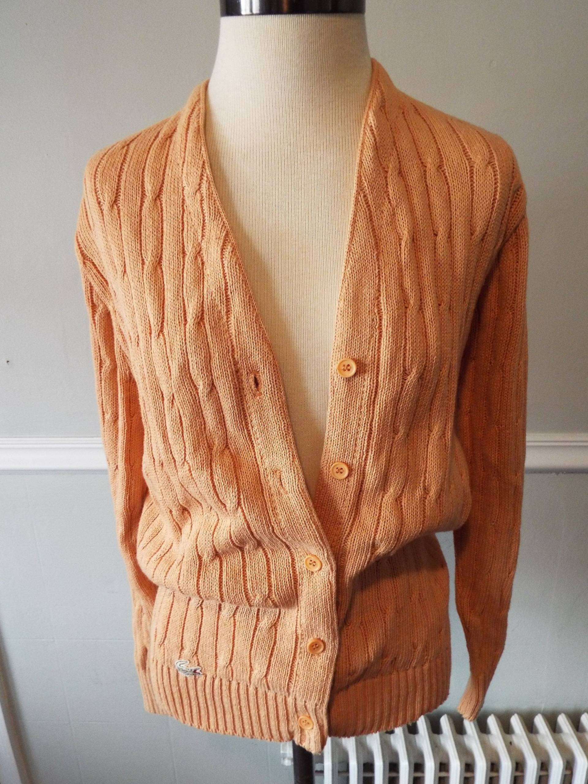 Vintage Langarm Strickjacke Von Izod Lacoste von RetroGetgoVintage