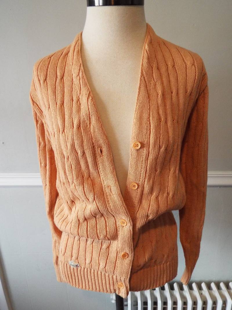 Vintage Langarm Strickjacke Von Izod Lacoste von RetroGetgoVintage