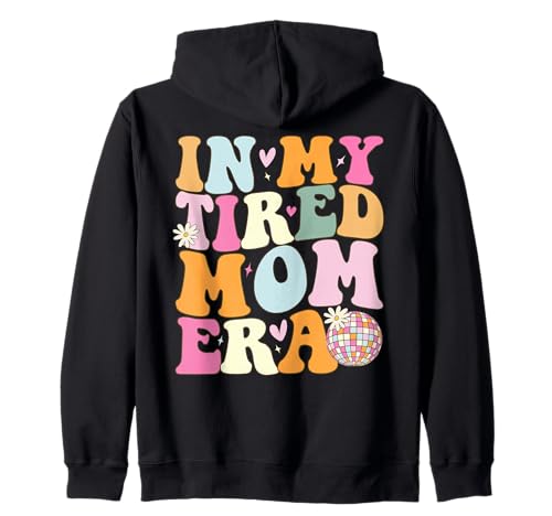 Vintage-Retro-Design aus der Zeit meiner müden Mama Kapuzenjacke von RetroMomStyle
