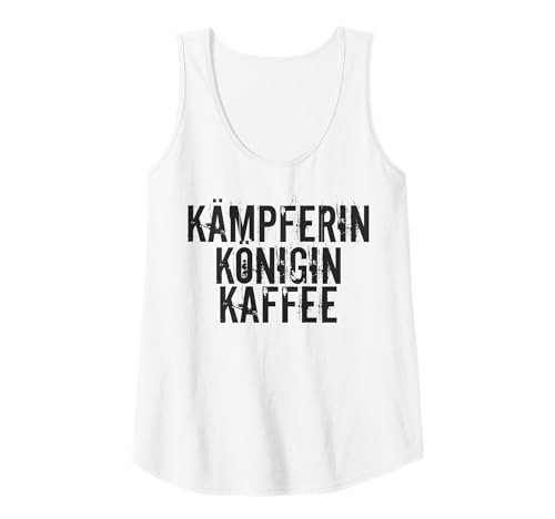Damen Kämpferin Königin Kaffee – starkes Statement Design Tank Top Damen Kämpferin Königin Kaffee – starkes Statement Design Tank Top von RetroRebellin