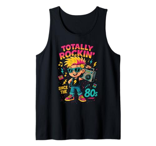 Totally Rockin 80er Jahre Kinder Retro Rock & Roll Tank Top Totally Rockin 80er Jahre Kinder Retro Rock & Roll Tank Top von RetroRock Vibes