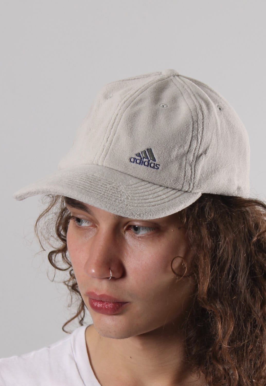 Vintage Adidas Fleece-Baseball-Cap Mütze Der 90Er Jahre Vintage Adidas Fleece-Baseball-Cap Mütze Der 90Er Jahre von Retroactiveclothes