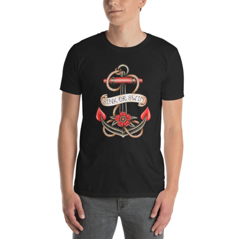 Anker Tattoo T-Shirt Anker Tattoo T-Shirt von Retrocrix