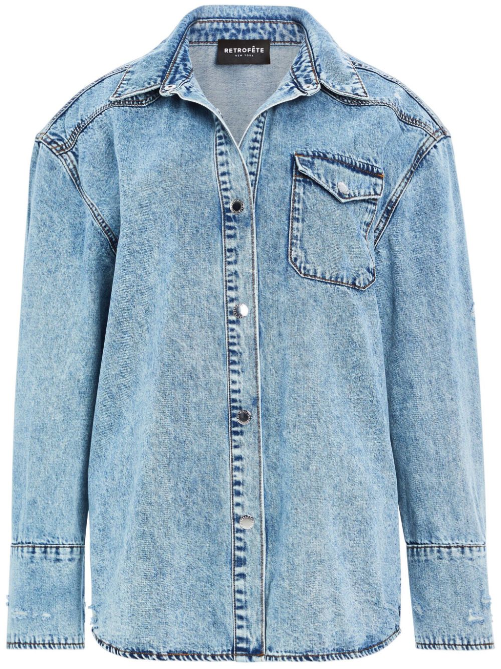 Retrofete Denise denim shirt - Blau von Retrofete