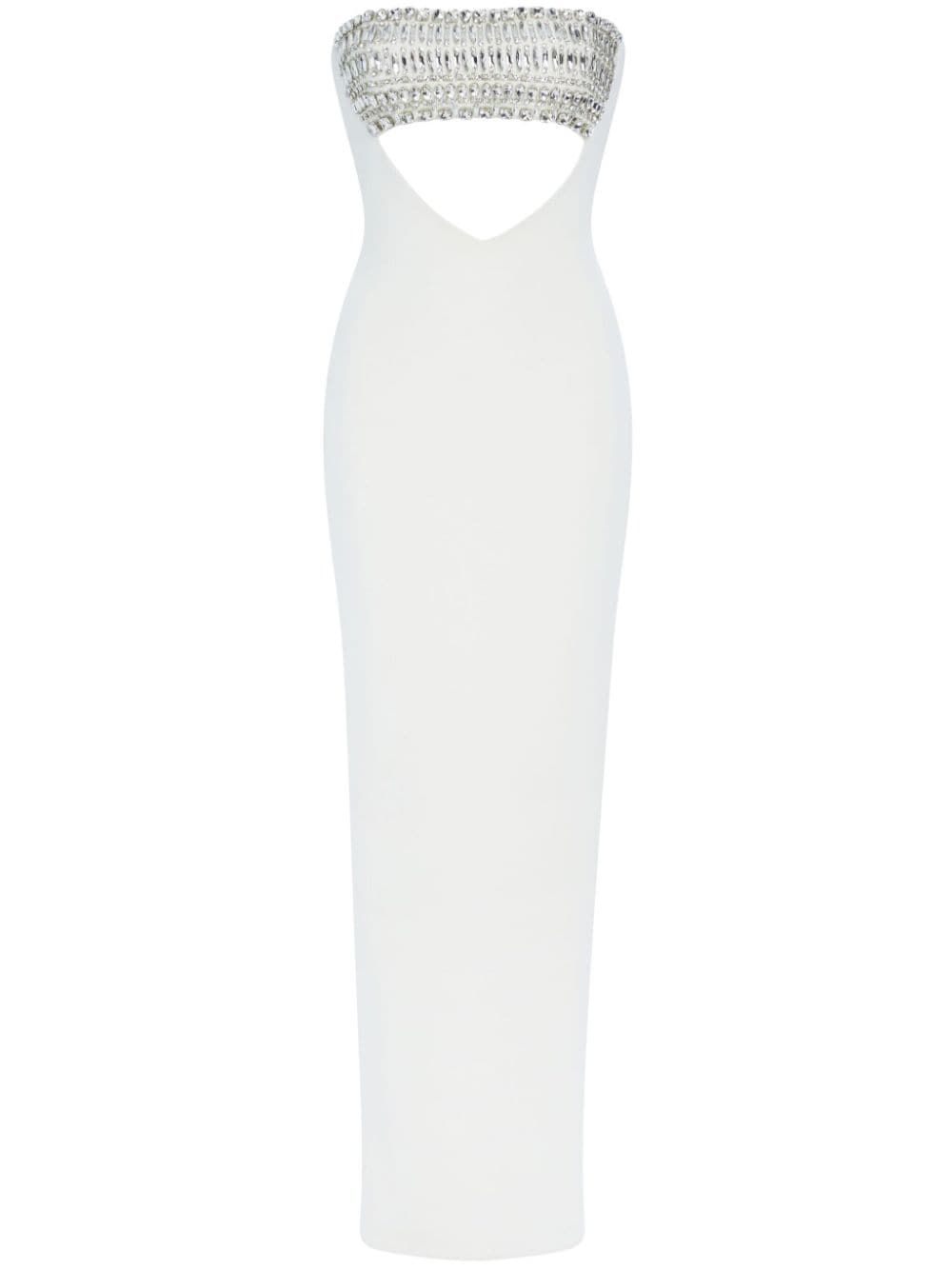 Retrofete Swan embellished dress - Weiß von Retrofete