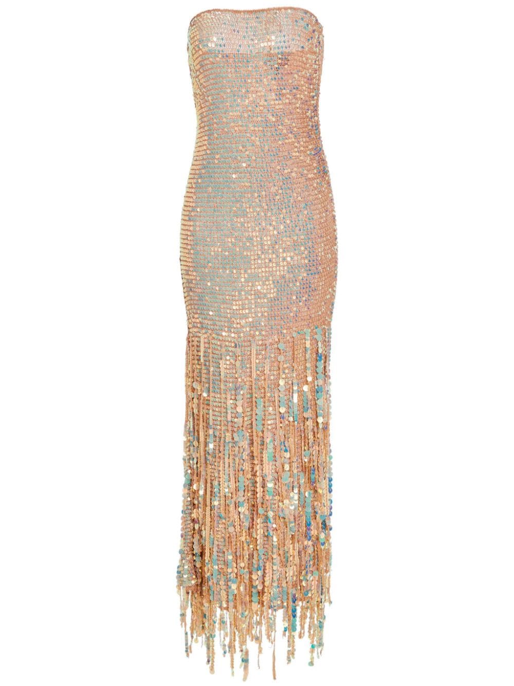 Retrofete Tera sequin-embellished dress - Gold von Retrofete