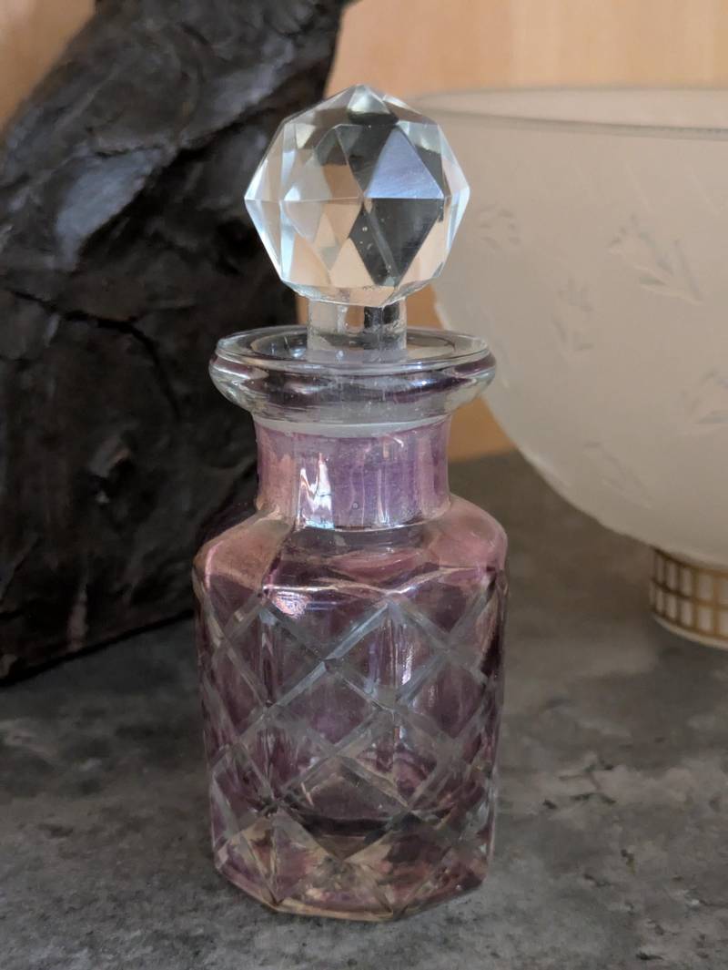 Wunderschöner Kristall - Glasflakon von RetromaniaDE