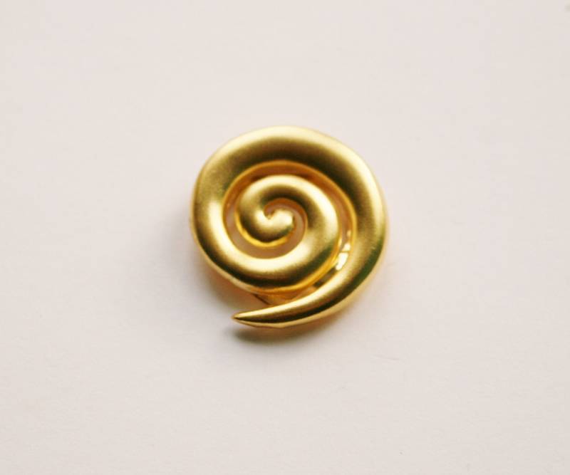Vintage Vergoldete Swirl Schalklammer - 1990S Krawattenhalter Vintage Vergoldete Swirl Schalklammer - 1990S Krawattenhalter von RetroroxJewellery