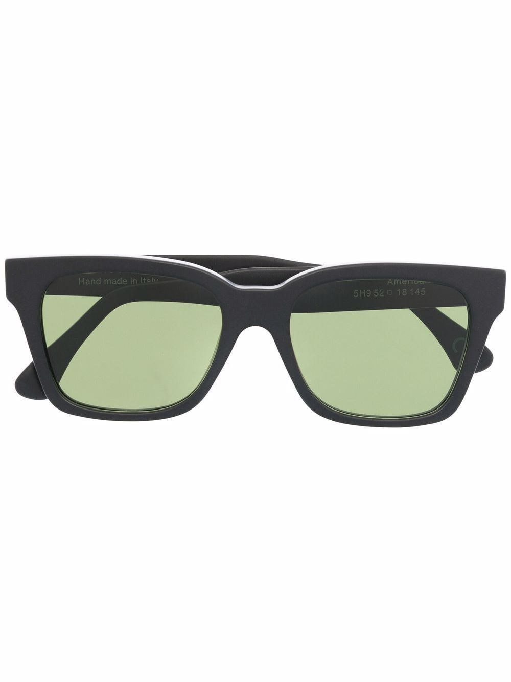 Retrosuperfuture Eckige America Sonnenbrille - Schwarz von Retrosuperfuture