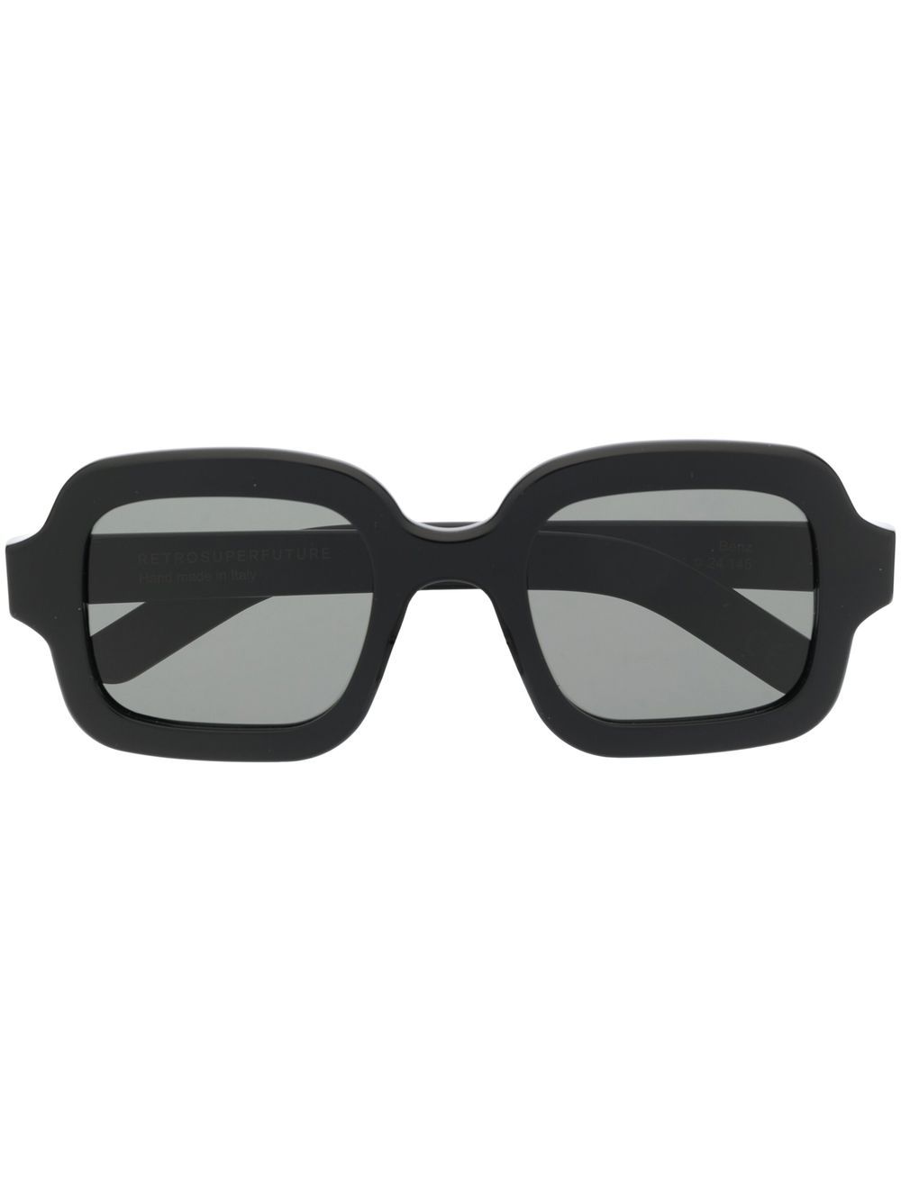 Retrosuperfuture Eckige Benz Sonnenbrille - Schwarz von Retrosuperfuture