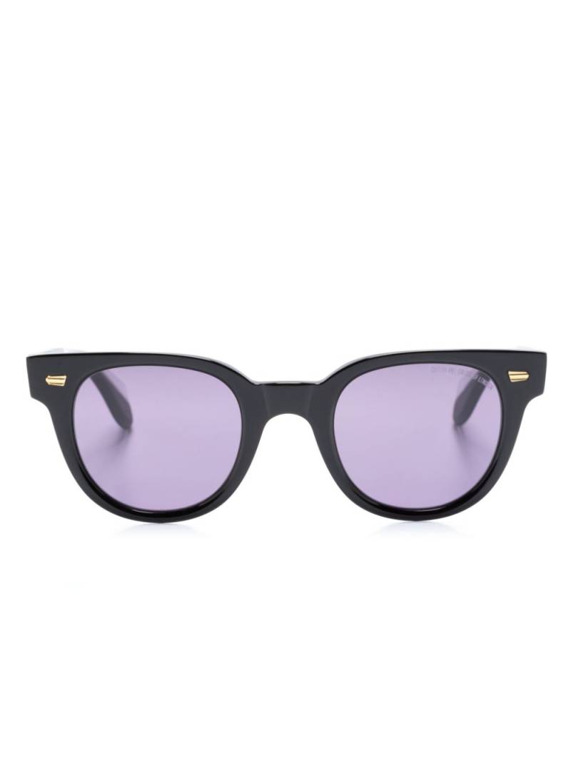 Retrosuperfuture Runde Less is Chic Sonnenbrille - Schwarz von Retrosuperfuture