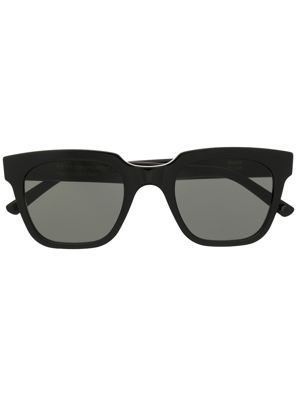 Retrosuperfuture Sonnenbrille mit eckigem Gestell - Schwarz von Retrosuperfuture