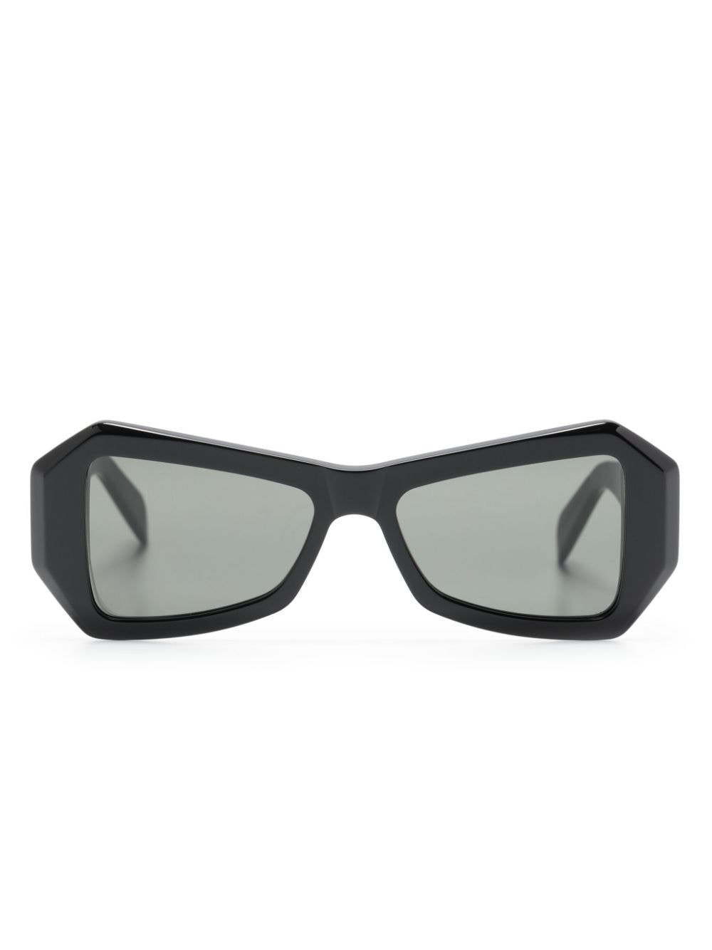 Retrosuperfuture Tempio Sonnenbrille mit geometrischem Gestell - Schwarz von Retrosuperfuture