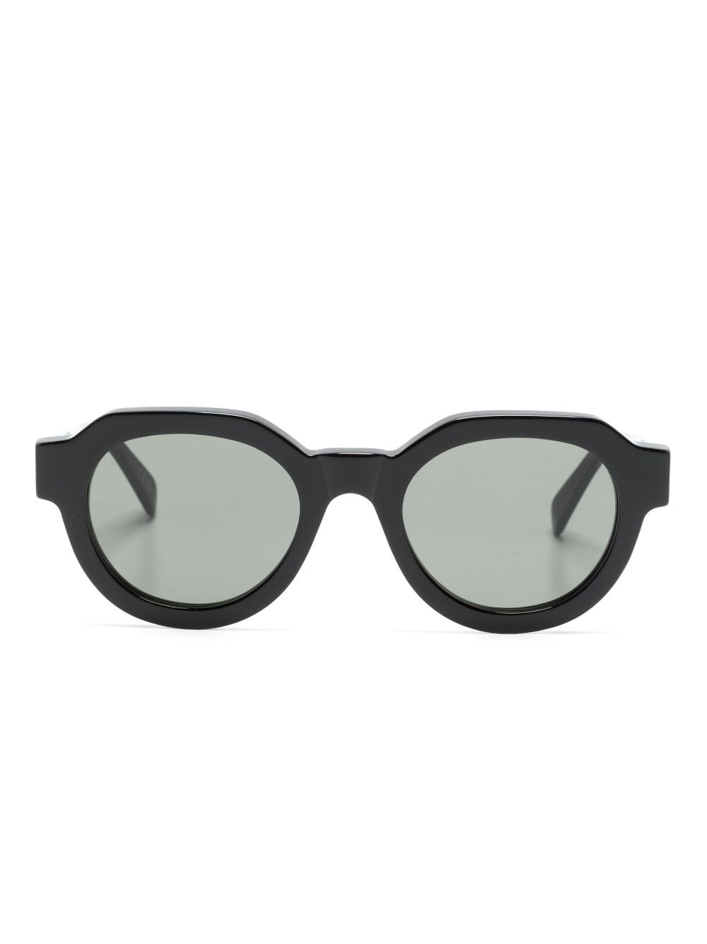 Retrosuperfuture Vostro Sonnenbrille mit rundem Gestell - Schwarz von Retrosuperfuture