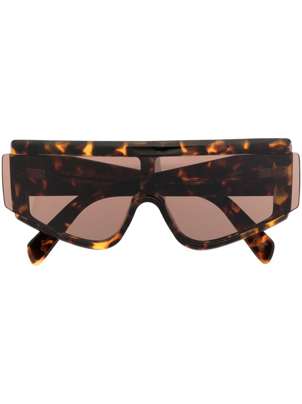 Retrosuperfuture Zed Burnt-Havana Sonnenbrille - Braun von Retrosuperfuture