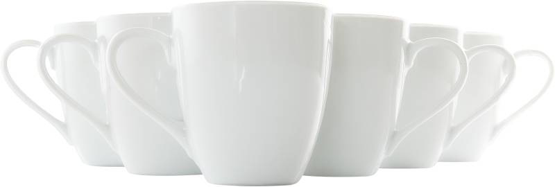 Retsch Arzberg Becher großer XXL Henkelbecher in gefällig bauchiger Form, 6-teilig, 500 ml von Retsch Arzberg