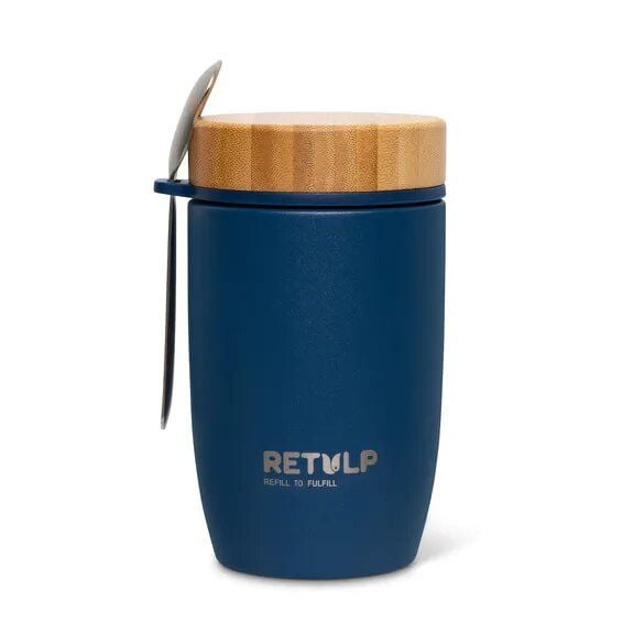 Retulp Edelstahl Thermobehälter Big Mug mit Löffel 500ml von Retulp