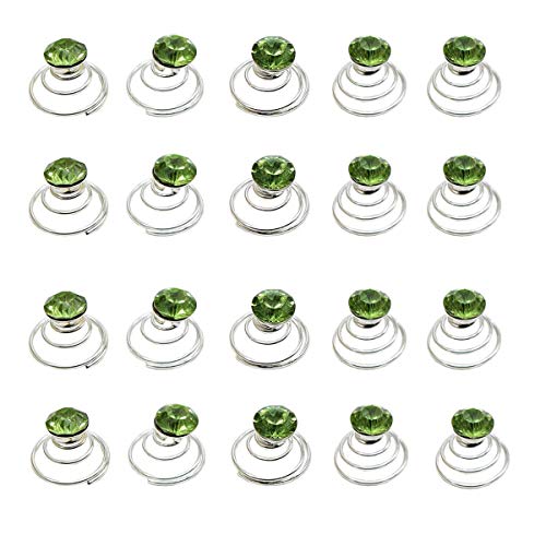 Vpang 20 Stück Spiral-Haarnadeln Wirbel Haarspangen Haarspangen Hochzeit Brautschmuck Glänzend Strass Kristall Metall Spirale Twist Haarnadeln Haarschmuck Vpang 20 Stück Spiral-Haarnadeln Wirbel Haarspangen Haarspangen Hochzeit Brautschmuck Glänzend Strass Kristall Metall Spirale Twist Haarnadeln Haarschmuck von Retzjorv