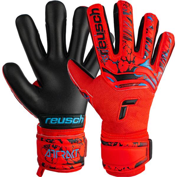 REUSCH Kinder Torwarthandschuhe Attrakt Grip Evolution Finger Support Junior von Reusch