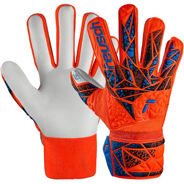 REUSCH Kinder Torwarthandschuhe Attrakt Starter Solid Finger Support Junior von Reusch