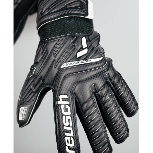 REUSCH Kinder Torwarthandschuhe Attrakt Resist Finger Support Junior von Reusch