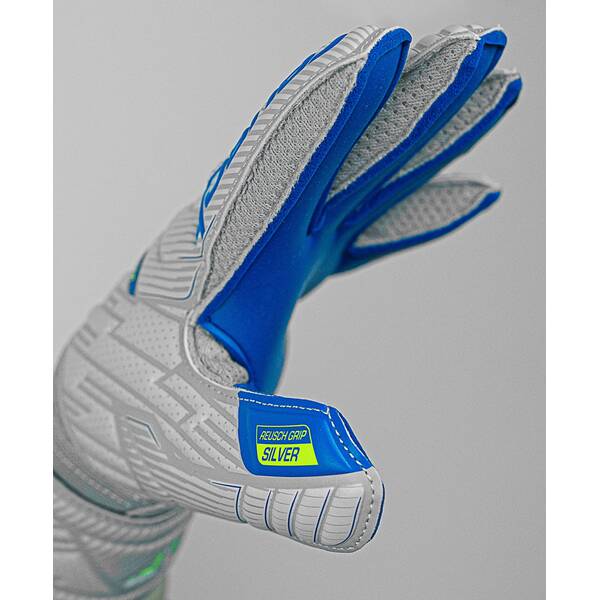 REUSCH Kinder Torwarthandschuhe Attrakt Silver Junior von Reusch