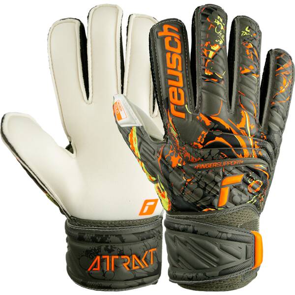 REUSCH Kinder Torwarthandschuhe Attrakt Solid Finger Support Junior von Reusch