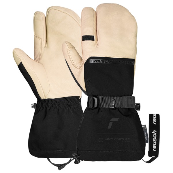 Reusch - Duality R-Wool Lobster - Handschuhe Gr 10 schwarz/beige von Reusch