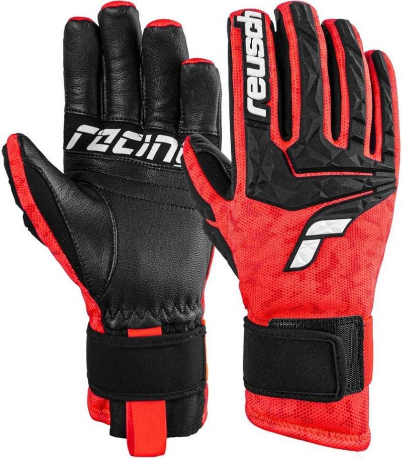 Reusch Fleecehandschuhe Reusch World Cup Warrior Neo BLACK / FLUO RED von Reusch