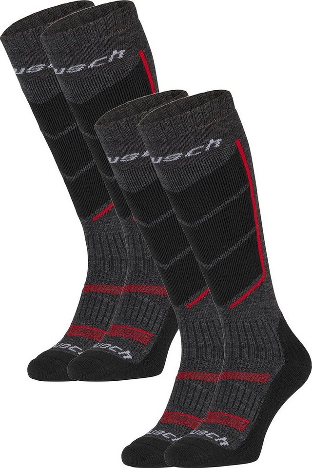 Reusch Langsocken (Packung, 2er Pack) mit eingearbeitetem Kompressionsgewebe von Reusch