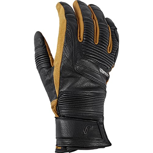 Reusch Motorradhandschuhe lang Motorrad Handschuh Urban Cruiser Lederhandschuh lang schwarz 8, Herren, Lifestyle, Ganzjährig von Reusch