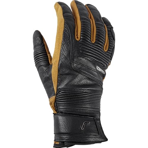 Reusch Motorradhandschuhe lang Motorrad Handschuh Urban Cruiser Lederhandschuh lang schwarz 8,5, Herren, Lifestyle, Ganzjährig von Reusch