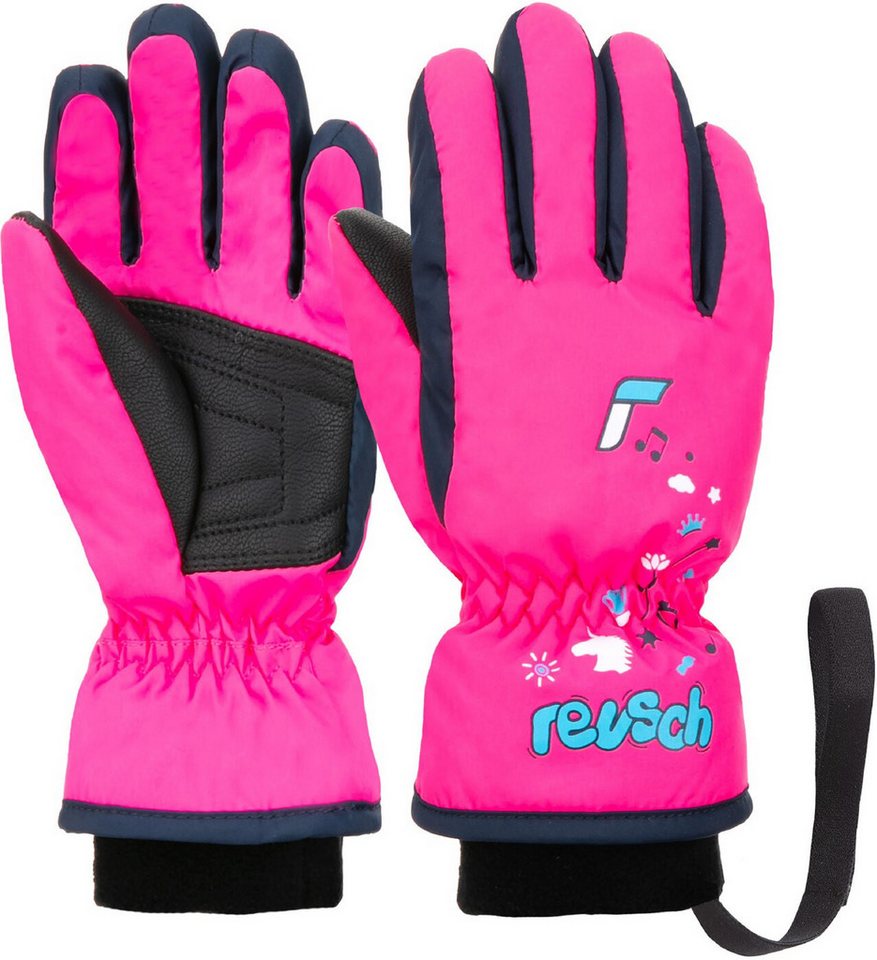 Reusch Multisporthandschuhe Kids pink glo / dress blue Reusch Multisporthandschuhe Kids pink glo / dress blue von Reusch