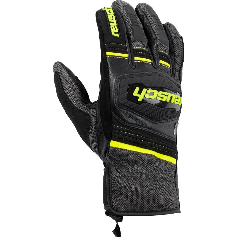 Reusch Reusch Upsprint Leder-/Textilhandschuh kurz schwarz/gelb 8 Herrengelb8 - Motorradbekleidung - Herren Motorradbekleidung von Reusch