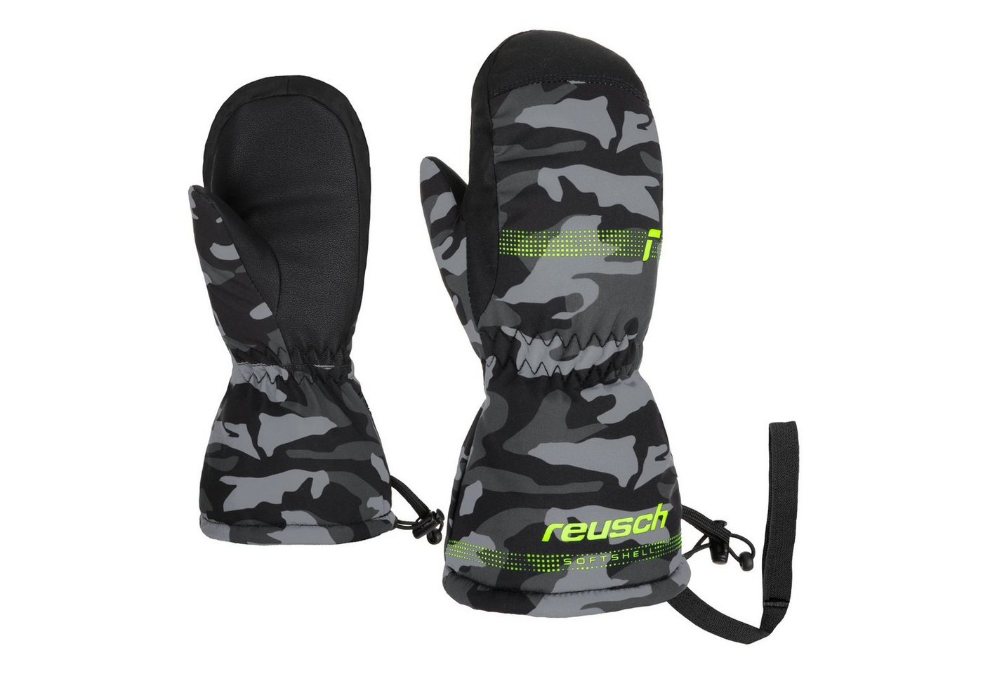 Reusch Skihandschuhe Maxi R-TEX XT Mitten mit aufgedrucktem Markenlogo und -schriftzug von Reusch