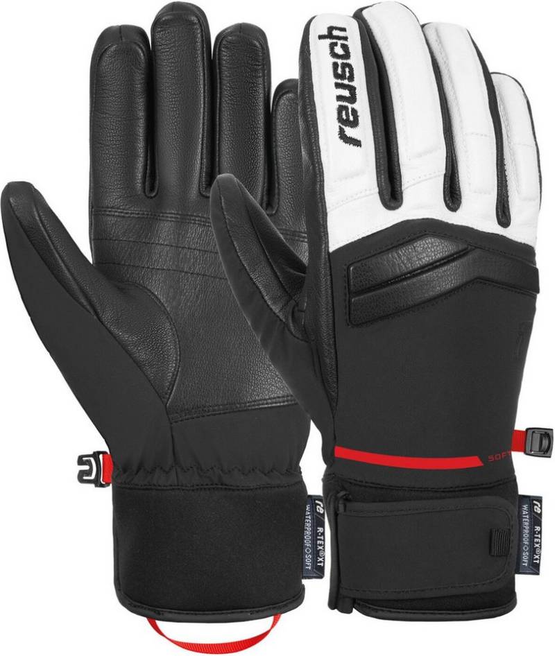 Reusch Skihandschuhe Reusch Dylan R-TEX® XT WHITE / BLACK / FIRE RED von Reusch