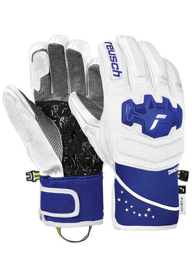 Reusch Skihandschuhe Worldcup Warrior GS Junior mit winddichter, atmungsaktiver Funktion von Reusch