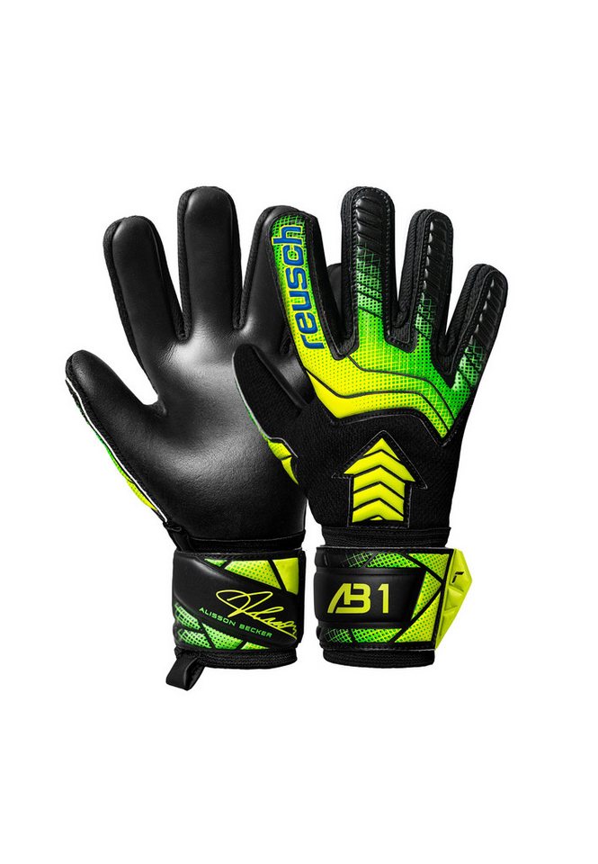 Reusch Torwarthandschuhe Attrakt AB1 Silver Junior mit Negative Cut von Reusch