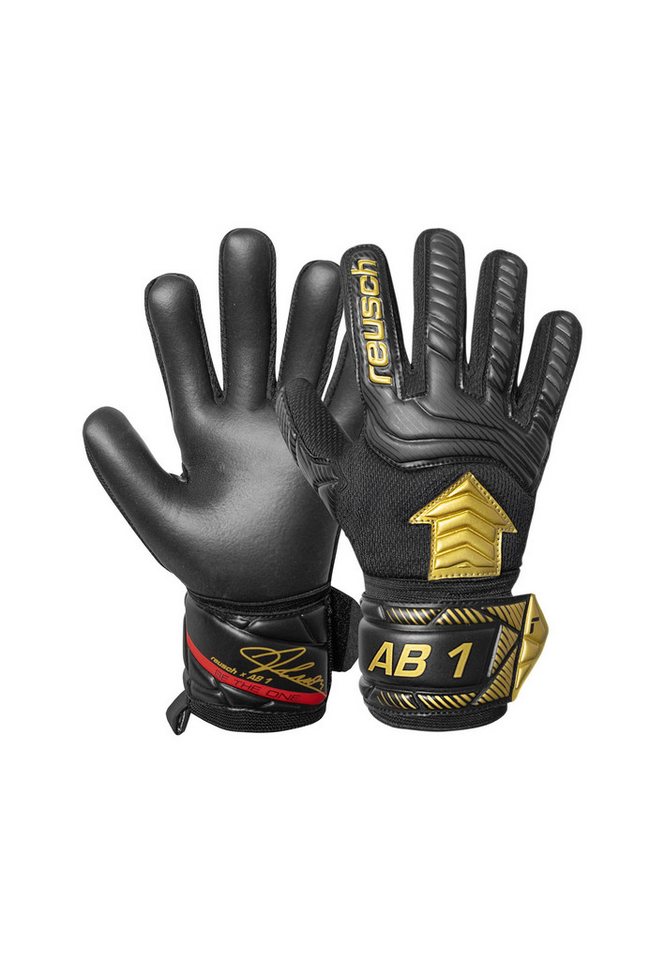 Reusch Torwarthandschuhe Attrakt AB1 Silver Junior mit Negative Cut von Reusch