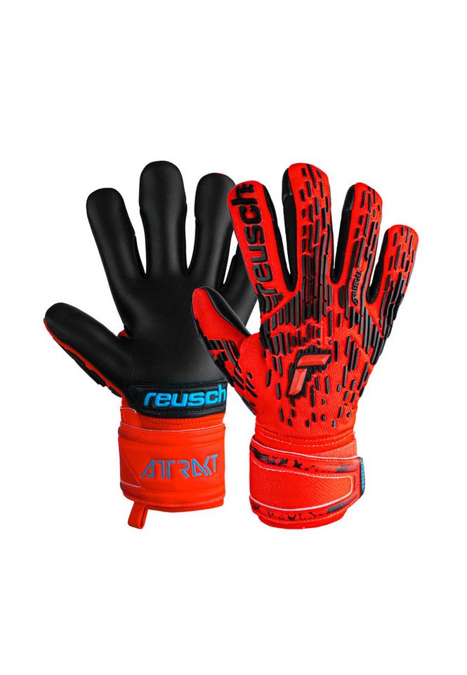 Reusch Torwarthandschuhe Attrakt Freegel Silver Junior mit zuverlässigem Fingerschutzsystem von Reusch