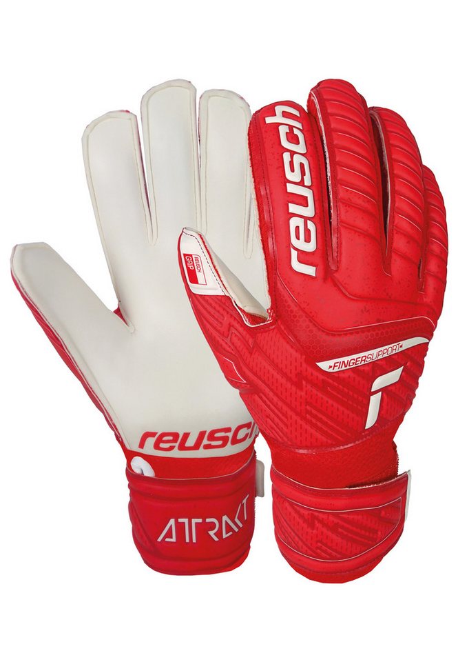 Reusch Torwarthandschuhe Attrakt Grip Finger Support mit praktischem Fingerschutz von Reusch
