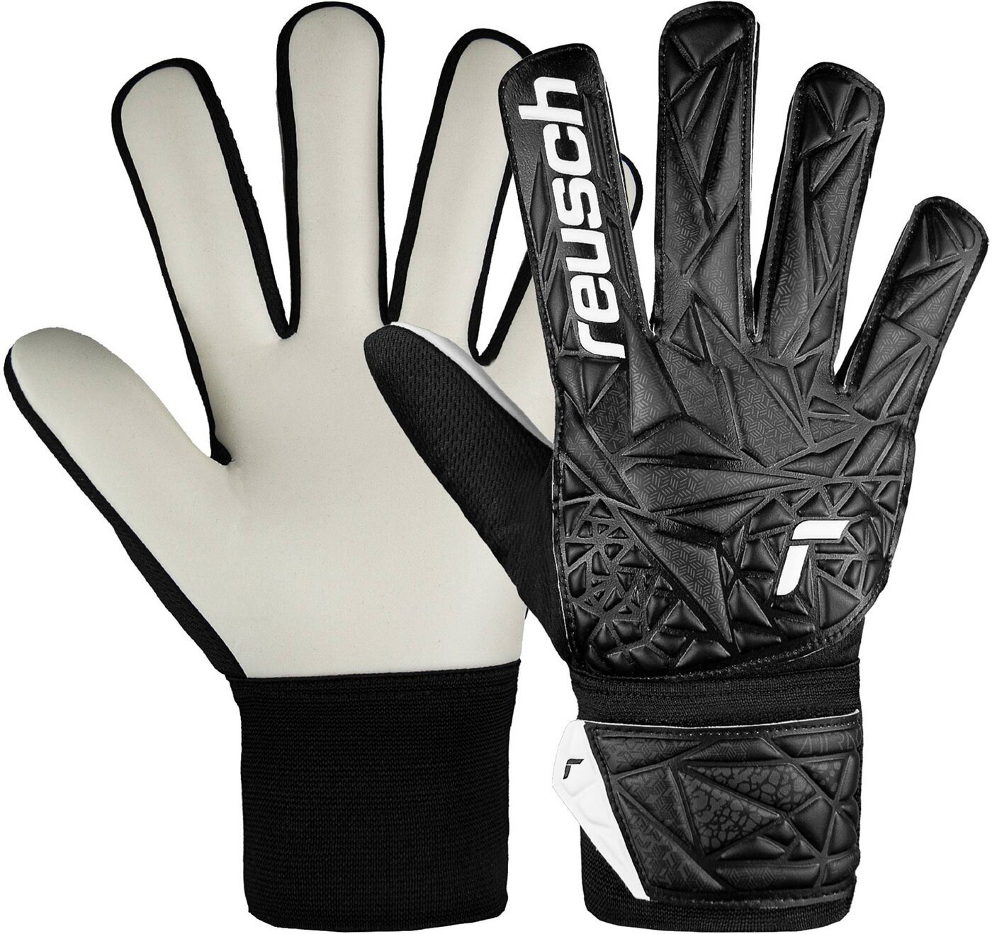 Reusch Torwarthandschuhe Attrakt Starter Solid Junior - Jugend TW-Handschuhe - black von Reusch