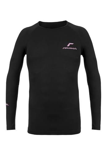 Reusch Underwear Set Lady 3/4 Pants WARM Funktionsunterwäsche Set für Damen Erwachsene mit langärmeligen Shirt und Dreiviertel Leggings bequem warm atmungsaktiv und feuchtigkeitsregulierend von Reusch