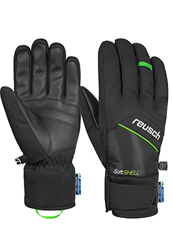 Reusch Unisex Fingerhandschuh Luke R-TEX XT mit wasserdichter Membrane black/green, 9,5 von Reusch