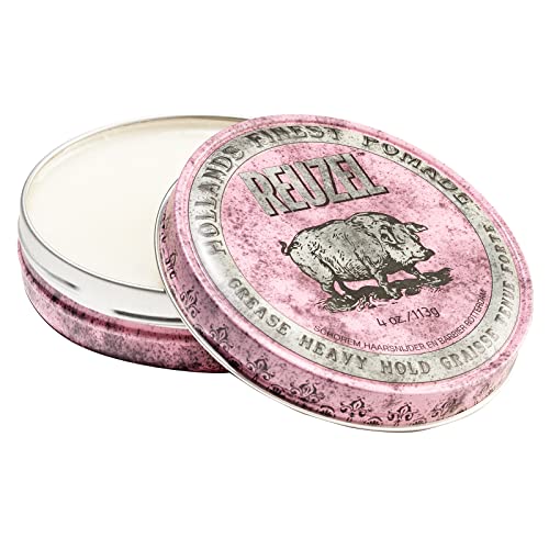 Reuzel Pink Grease Heavy Hold Pomade, Hair Holding Wax For Men, 113 g von Reuzel