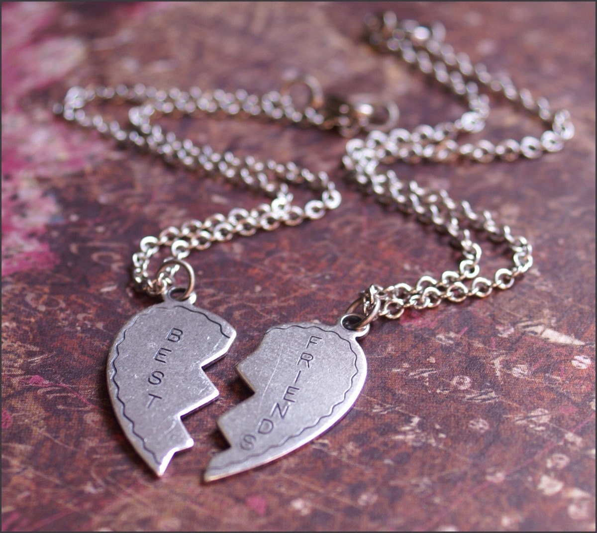 Freundschaft Armband-Zwei Silberne Armbänder Set-Schwester, Freund, Mutter, Tochter Geschenk "Beste Freunde" Von Revellerosejewelry von RevelleRoseJewelry